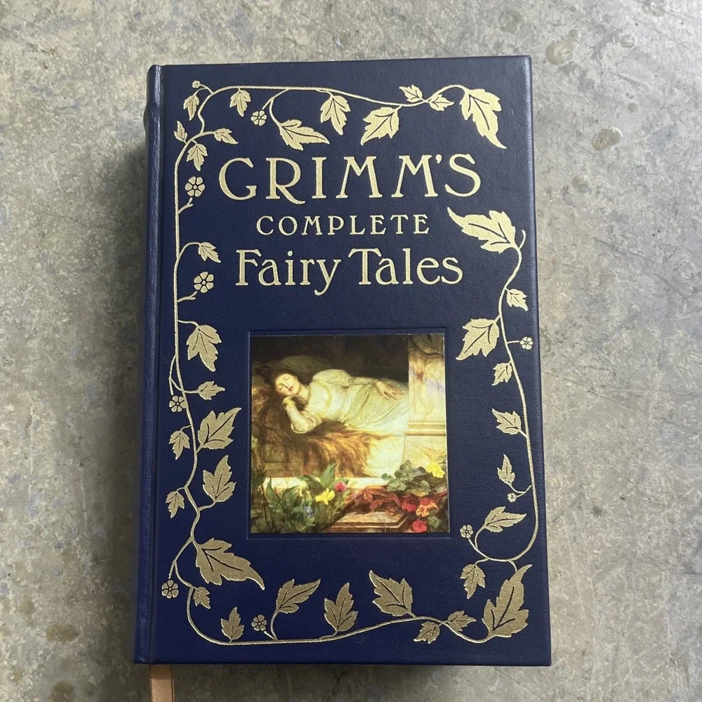 Complete Fairy Tales Decorative Navy Coffee Table Book